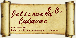Jelisaveta Cukavac vizit kartica